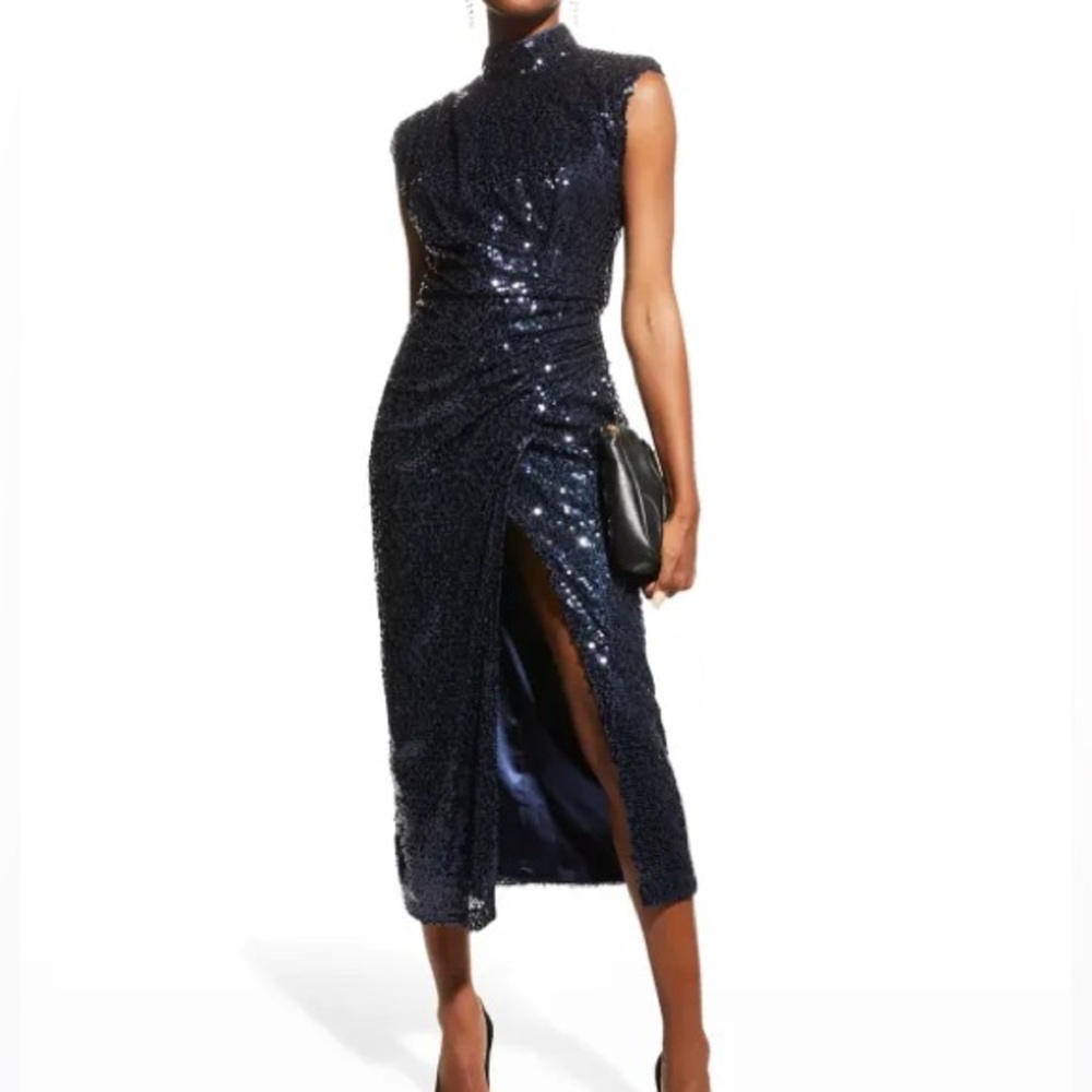 ITMFL High Neck Sequence Dress